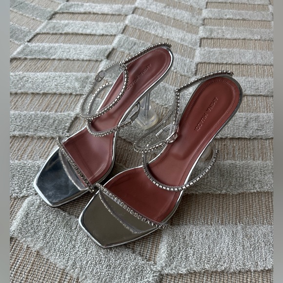 amina muaddi heels - Picture 2 of 5